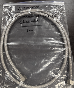 Kit <span class=keywords><strong>d</strong></span>'installation pour <span class=keywords><strong>lave</strong></span>-<span class=keywords><strong>vaisselle</strong></span>, <span class=keywords><strong>tuyau</strong></span> <span class=keywords><strong>d</strong></span>'alimentation en acier inoxydable de qualité supérieure, 4 pieds, sans plomb, anti-éclatement - Product Image 4