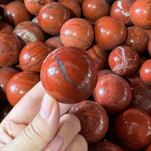Venta al por Mayor de Bolas de <span class=keywords><strong>Jaspe</strong></span> <span class=keywords><strong>Rojo</strong></span> Pulido para Sanación con Feng Shui y Meditación - Product Image 1