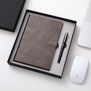 Set de Regalo Corporativo de Lujo con Logotipo Personalizado, Regalo para el Día del Maestro, Cuaderno A5 de PU + Caja para Tarjetas de Visita + Bolígrafo - Product Image 4