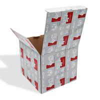 Petites boîtes d'emballage en papier de carton ondulé dur de haute qualité imprimées sur mesure pour pièces automobiles