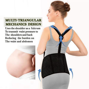 समायोज्य नियोप्ररीन गर्भावस्था समर्थन कमर बैंड मातृत्व पेट बैंड बेल्ट बेल्ट - Product Image 3