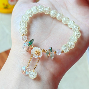 Doux Mode Fleur Marguerite Bracelet Bohème Coloré Cristal Perles Bracelets Élastiques pour Femmes Filles Amitié Cadeaux D'anniversaire - Product Image 3