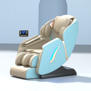 Poltrona Massaggiante L21 135cm SL Rail 3D Full Body Zero Gravity con Airbag e Riscaldamento, Design Wall Hug da 5cm per Casa, Hotel, SPA, Personalizzazione OEM - Product Image 1