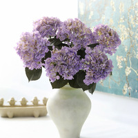 Hydrangea artificielle K91 personnalisée, toucher réel, haute qualité, fleur en latex unique, hydrangea au toucher réel pour la décoration d'événements et de mariages