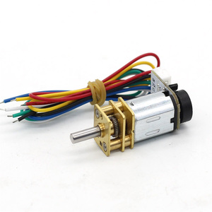 Motor Encoder Gear Box <span class=keywords><strong>DC</strong></span> Mini JGA12-N20 Magnet Permanen Kecepatan 200rpm Rendah Kebisingan Bersertifikasi ROHS Untuk Penggunaan Rumah Pintar & Peralatan Rumah Tangga - Product Image 1