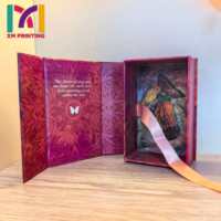 Cartes de tarot et d'oracle personnalisées par le fabricant, boîte imprimée offset de qualité supérieure avec design holographique doré et bords dorés