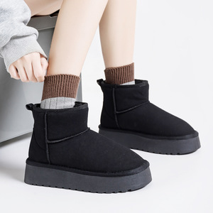 Custom New Styles Casual Plush Women <strong>Winter</strong> Snow Boots Platform Light Non Slip Cotton <strong>Shoes</strong> for <strong>Ladies</strong> - Product Image 3
