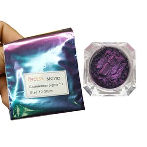 Mcess Prix de gros Caméléon Color Shift Pigment Chrome Powder pour voiture Auto Nail Polish Spraying Coating Painting - Product Image 1