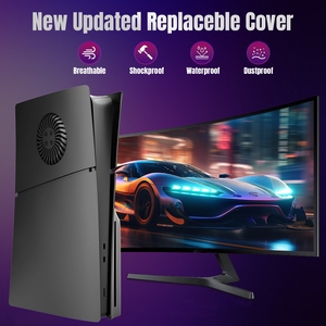 Carcasa de Repuesto para Consola <span class=keywords><strong>PS5</strong></span> Slim, Panel Lateral Ventilado Colorido para <span class=keywords><strong>SONY</strong></span> PlayStation 5 Slim - Product Image 4