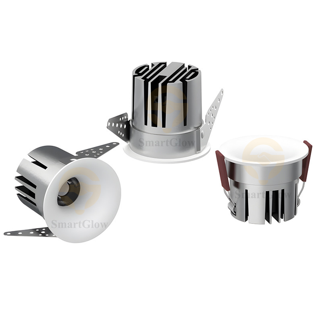 Factory Price 12w 75mm Round Down Lights LED Downlight Spot Lights Anti Glare Led Ceiling Light Recessed Smart Wifi Downlights