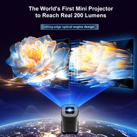 Proyector de Consola de Juegos U1 Transfronterizo, Proyector Inteligente Portátil Android 8K con WiFi para Exteriores, Uso Doméstico HD