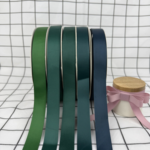 Ruban Gros-Grain de Luxe 2,5 CM Écologique et Durable pour Mariages, Noël, Anniversaires, Pâques, Fêtes, Emballage Floral 100 - Product Image 1