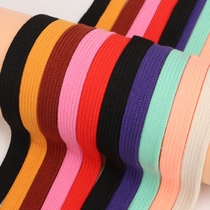 Tùy chỉnh in logo Polyester quần phẳng hoodie drawcord tùy chỉnh dây dây rút dây hoodie với lời khuyên kim loại - Product Image 2