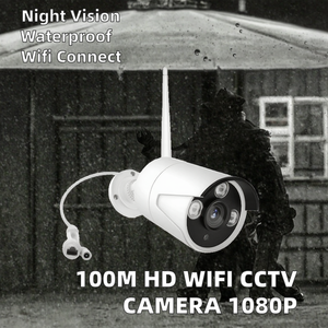 ระบบ<span class=keywords><strong>กล้อง</strong></span><span class=keywords><strong>วงจรปิด</strong></span>ไร้สาย<span class=keywords><strong>ระยะ</strong></span>ไกล <span class=keywords><strong>100</strong></span> <span class=keywords><strong>เมตร</strong></span> H.264 HD ความละเอียด 1080p <span class=keywords><strong>กล้อง</strong></span> Wifi มองเห็นในเวลากลางคืน กันน้ำ ใช้เทคโนโลยี IR CMOS สำหรับใช้งานภายในและภายนอกอาคาร พร้อมเครื่องบันทึก NVR - Product Image 2