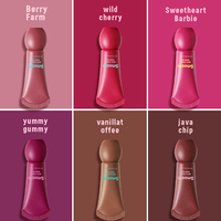Productos en Oferta, Disponibles en Stock, Aceite Labial Mineral de Marca Privada, Resistente al Agua, Color Frutal, Tratamiento Labial Hidratante, Bálsamo Labial Líquido