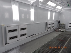 บูธสีพ่นสี<span class=keywords><strong>รถ</strong></span>ยนต์<span class=keywords><strong>ตู้</strong></span>อบในรถยนต์ได้รับการรับรอง CE 7เมตร<span class=keywords><strong>ตู้</strong></span>เตาอบ LED หรูหราพร้อมหัวเผาดีเซล - Product Image 5