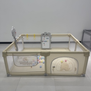 Ensemble de <span class=keywords><strong>parc</strong></span> pour bébé pliable professionnel, <span class=keywords><strong>parc</strong></span> de sécurité pour bébé avec <span class=keywords><strong>filet</strong></span> de basket-ball et jouets, grand <span class=keywords><strong>parc</strong></span> pour enfants pour aire de jeux intérieure - Product Image 2