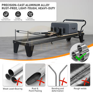 Machine de Pilates Reformer en alliage d'aluminium durable, portable et réglable pour la <span class=keywords><strong>santé</strong></span> et l'utilisation en studio - Product Image 3