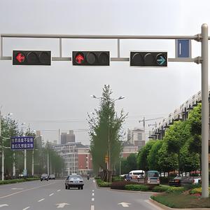 Poteau de signalisation routière en acier galvanisé à LED solaire extérieur pour utilisation routière - Product Image 6