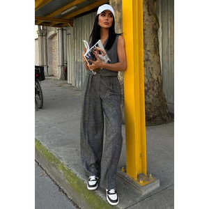 Conjunto de Chaleco con Lentejuelas para Mujer Sobe, Color Antracita 10088, Estilo Traje - Product Image 4