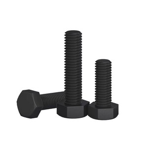 Oxidized <strong>Black</strong> Hex Head <strong>Bolts</strong> Carbon Steel High-Strength External Hexagonal Screws - Product Image 5