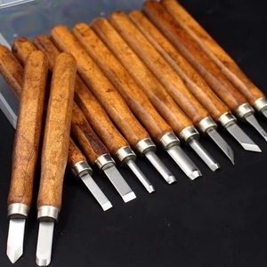 Set di coltelli da intaglio da 12 pezzi, scalpello per la lavorazione del legno, strumento per la tornitura del picchio <span class=keywords><strong>e</strong></span> set di coltelli per la lavorazione del legno - Product Image 5