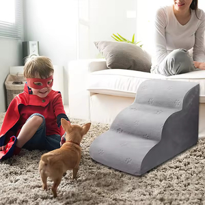 Oem & Odm 4 Schritte Memory Foam Pet <span class=keywords><strong>Dog</strong></span> Treppen Schritte für kleine Hunde - Product Image 6