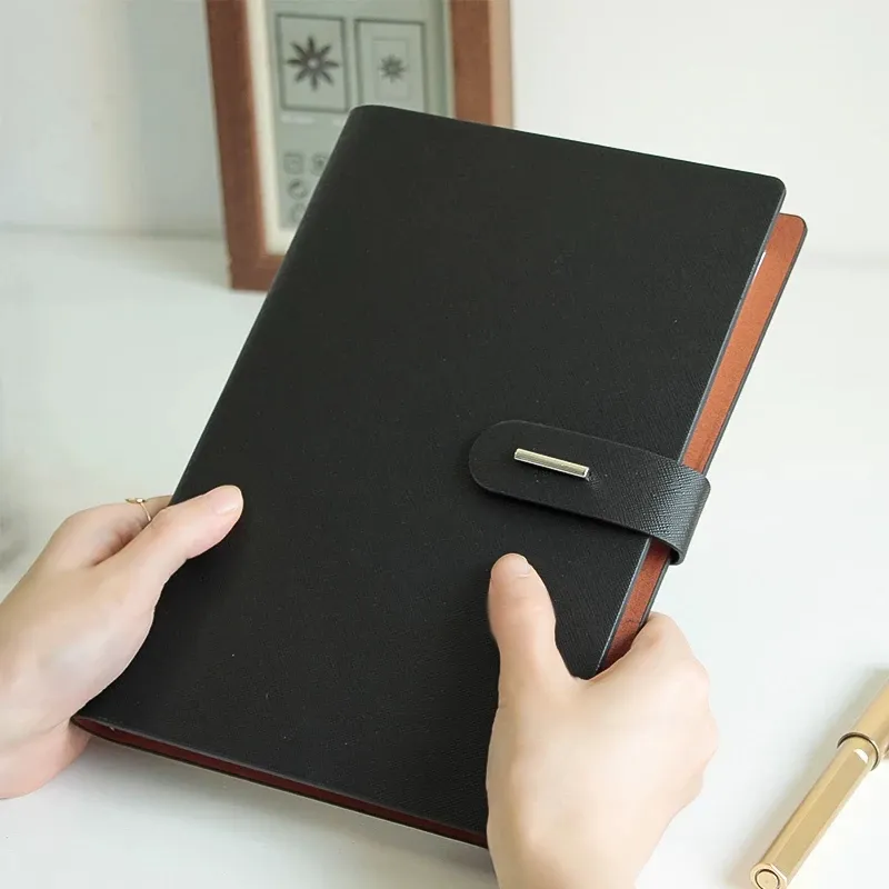 Custom เครื่องเขียน A5 หนังธุรกิจ Organizer Diary 6 แหวน Agenda