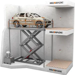 Умный автоматический гараж подземный парковочный подъемник платформа ножничный автоподъемник