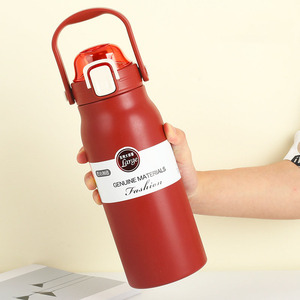 Portable Camping Sport <b>Large</b> Capacity 1300ml 1600ml Double Wall Vacuum Insulated Stainless Steel Water Bottles for Handle - Product Image 4