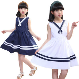 Vestidos de Algodón de Diseño Moderno para Niñas Pequeñas de 7 Años - Product Image 1