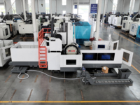Centre d'usinage CNC à portique, haute précision, robuste, double colonne, 5 axes, fraiseuse automatique pour moules, SYNTEC