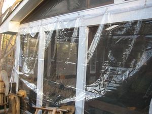 Yitex imperméable renforcé 0.55mm rideau extérieur PVC <span class=keywords><strong>tissu</strong></span> de bâche en vinyle <span class=keywords><strong>Transparent</strong></span> - Product Image 5