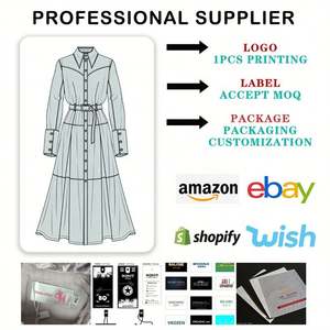 เซ็ตชุดนอนสำหรับผู้หญิงคอกลมพิมพ์ลายลำลองคอทรงลำลองสีล้วนสำหรับฤดูใบไม้ร่วงและฤดูใบไม้ผลิ - Product Image 5