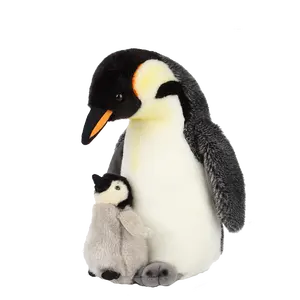 Low Price 35cm Penguin Mama And Baby Stuffed Plush Doll Penguin Toys For Kids