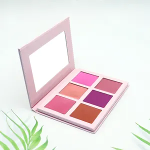 Nhãn hiệu riêng không thấm nước ép bột Blush Palette màu duy nhất trang điểm bao bì với các thành phần khoáng sản Kinh Tế giá