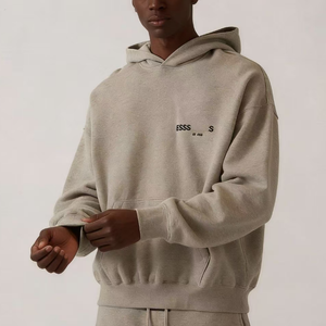 Sudaderas con capucha para hombre <span class=keywords><strong>Fear</strong></span> Tops, 100% algodón puro, 500 g/m², cómodas, informales, a la moda, de gran gramaje, estilo urbano, lisas, para invierno - Product Image 5