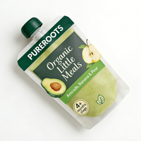Pochette à bec verseur personnalisée de qualité alimentaire pour purée de bébé, lait, jus, gelée, emballage liquide
