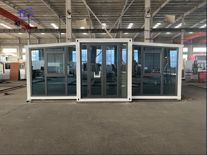 40ft หรูบ้านคอนเทนเนอร์ขยายได้3ห้องนอนทันสมัยร่วมสมัย Prefab เหล็กวิลล่าโรงแรมโรงพยาบาลห้องนั่งเล่น - Product Image 4