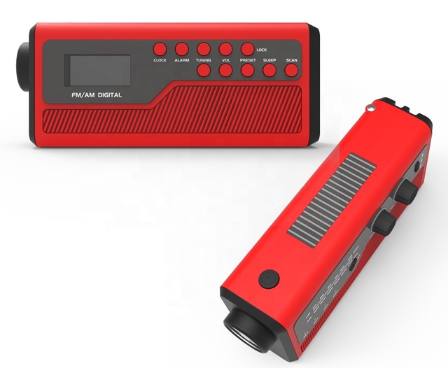 Solar Dynamo Emergency Hand Crank Radio with Noaa Weather Band Radio