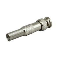 Prix de liquidation mâle broche centrale connecteur à ressort adaptateur RG58 RG400 RG142 câble Coaxial prise BNC connecteur RF laiton aluminium