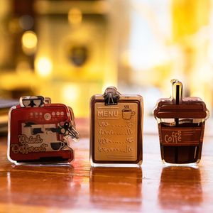 2 cái trong clip cà phê thời gian cũ loạt Mỹ cổ điển nhỏ giọt Acrylic Clip 4 cái - Product Image 6