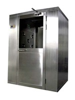 Cabine de douche à air industriel multi-personnes en acier inoxydable avec filtre HEPA et interverrouillage automatique – Nouveauté