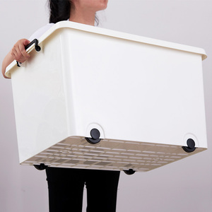 กล่องเก็บของแบบวางซ้อนกันได้มาตรฐานสูงทนทานกันตกสำหรับเก็บเสื้อผ้า - Product Image 4