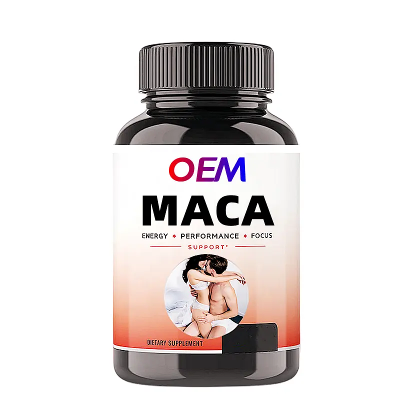 Oem Natuurlijke Kruiden Mannen Maca Capsule Man Sterke Multi Maca Capsules Man Alleen Nu Maca Capsules