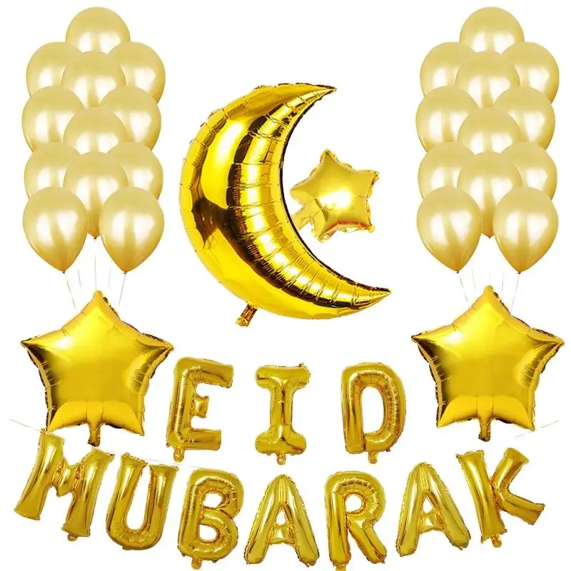 New ramadan decoracion mylar balloon party theme balloons muslim decoration ballon party decorations sempertex balloons