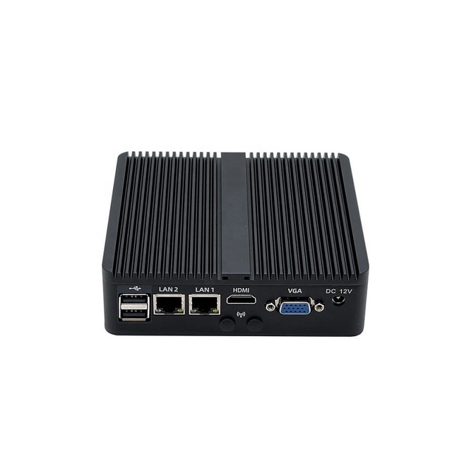 High Performance Micro Pc RS232 VGA LAN Mini Pc Aluminum Slim Boxpc Mini Pc