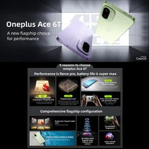 Nuevo Teléfono Inteligente Original OnePlus Ace 6T al por Mayor, 16 GB + 512 GB, 6.83 Pulgadas, ColorOS 16.0, Snapdragon 8 - Product Image 3