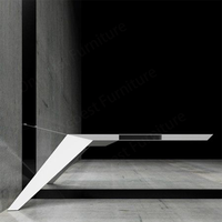 Guangdong usine V forme solide Surface étude livre bureau bureau maison blanc ordinateur bureau Table