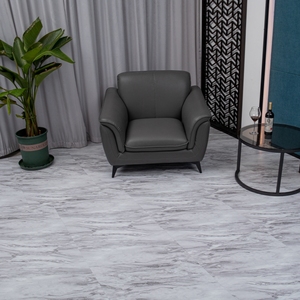Carrelage de sol en PVC <span class=keywords><strong>auto</strong></span>-adhésif, moderne, effet marbre poli et émaillé, pour appartement, usage intérieur - Product Image 2